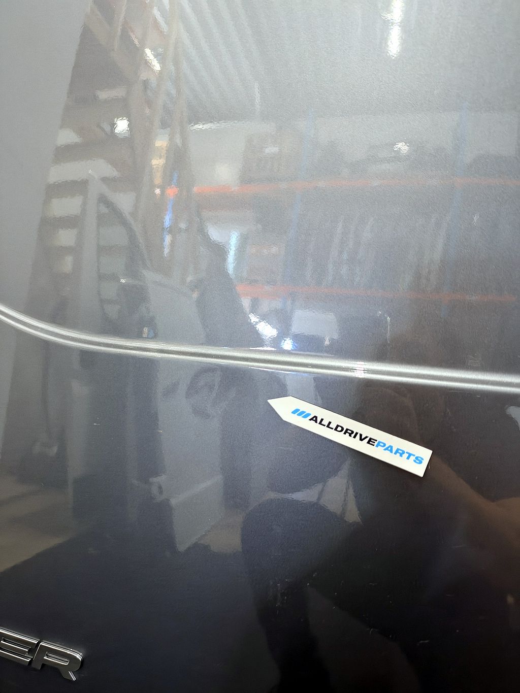 Mercedes Sprinter W907 achterdeur links H2 donkergrijs dicht