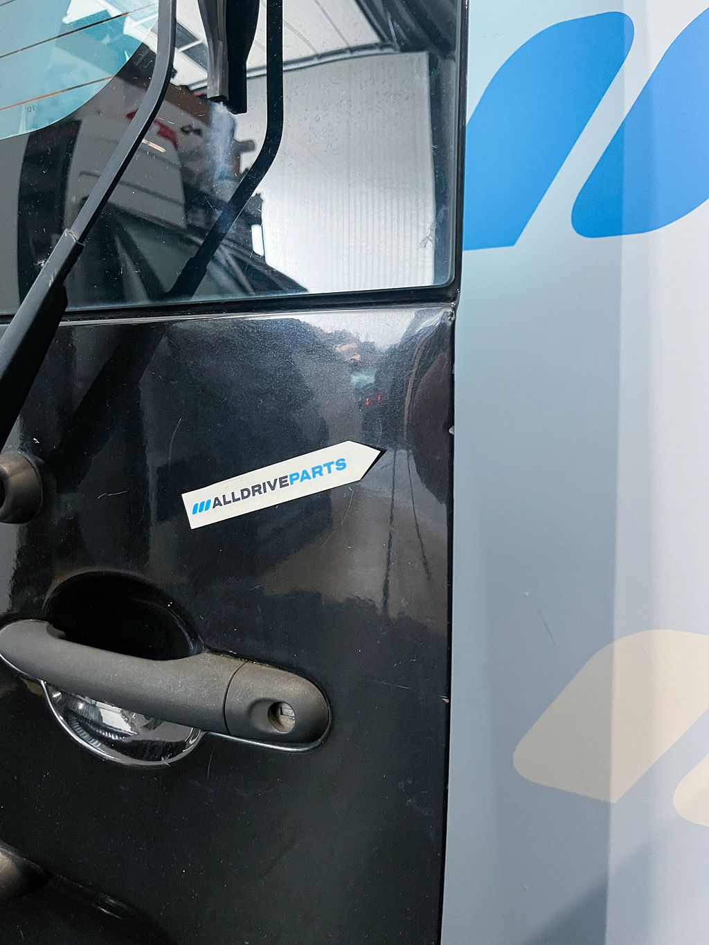 Achterdeur links achter Renault Kangoo zwart 751478138