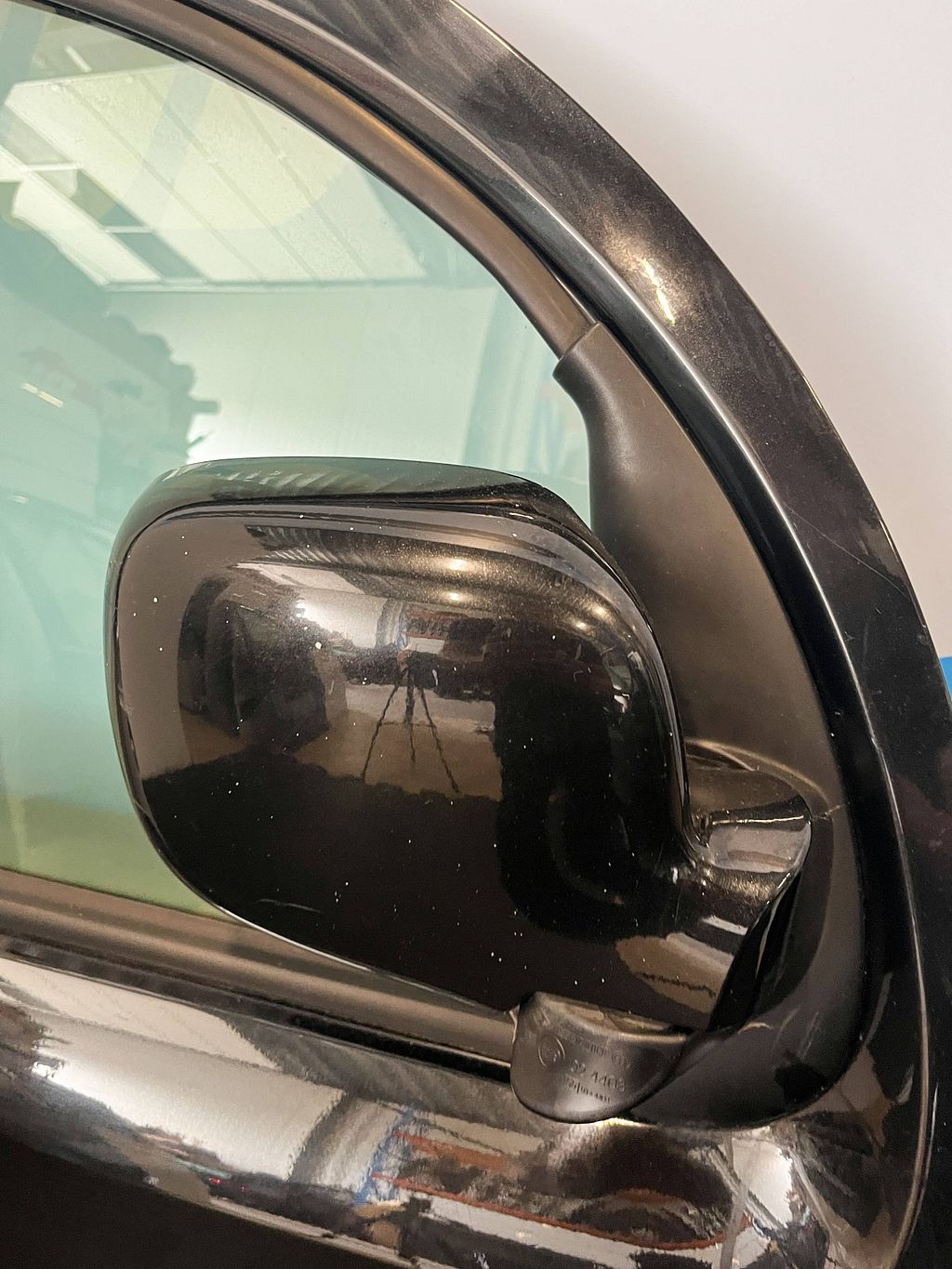 Voorportier rechts voor Renault Kangoo zwart 801004234R