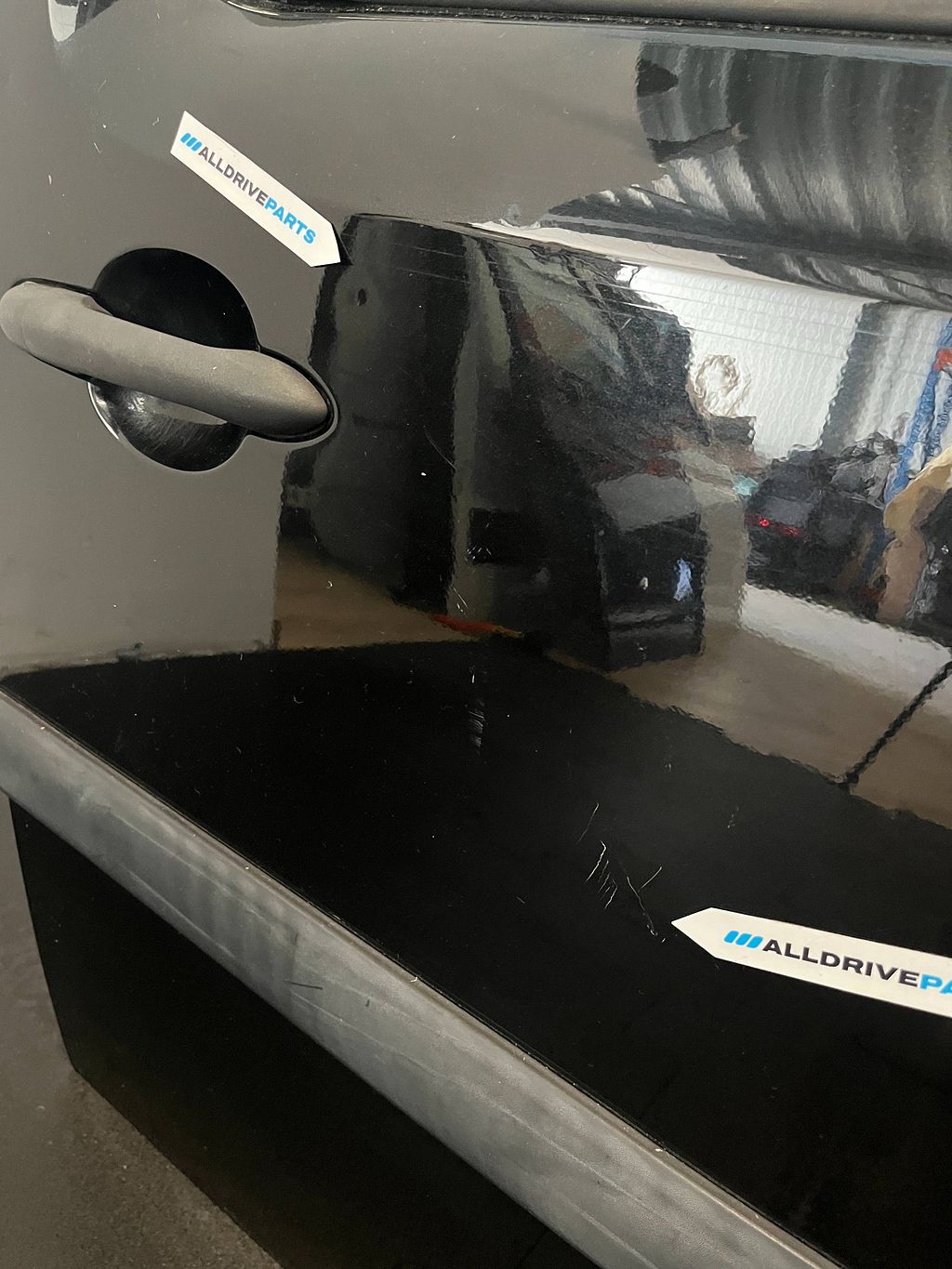 Voorportier rechts voor Renault Kangoo zwart 801004234R