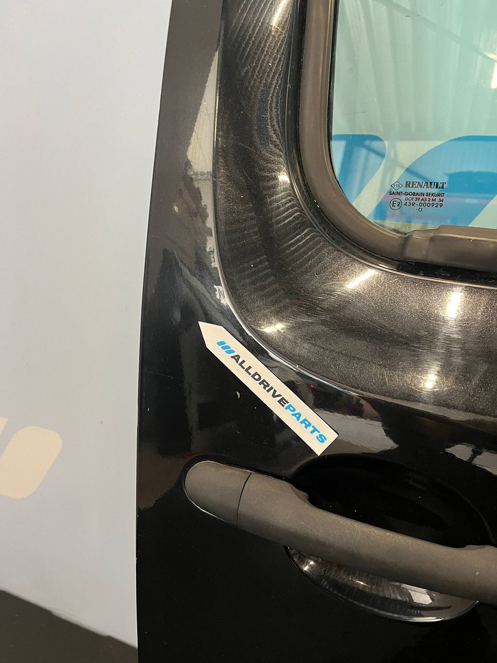 Voorportier rechts voor Renault Kangoo zwart 801004234R