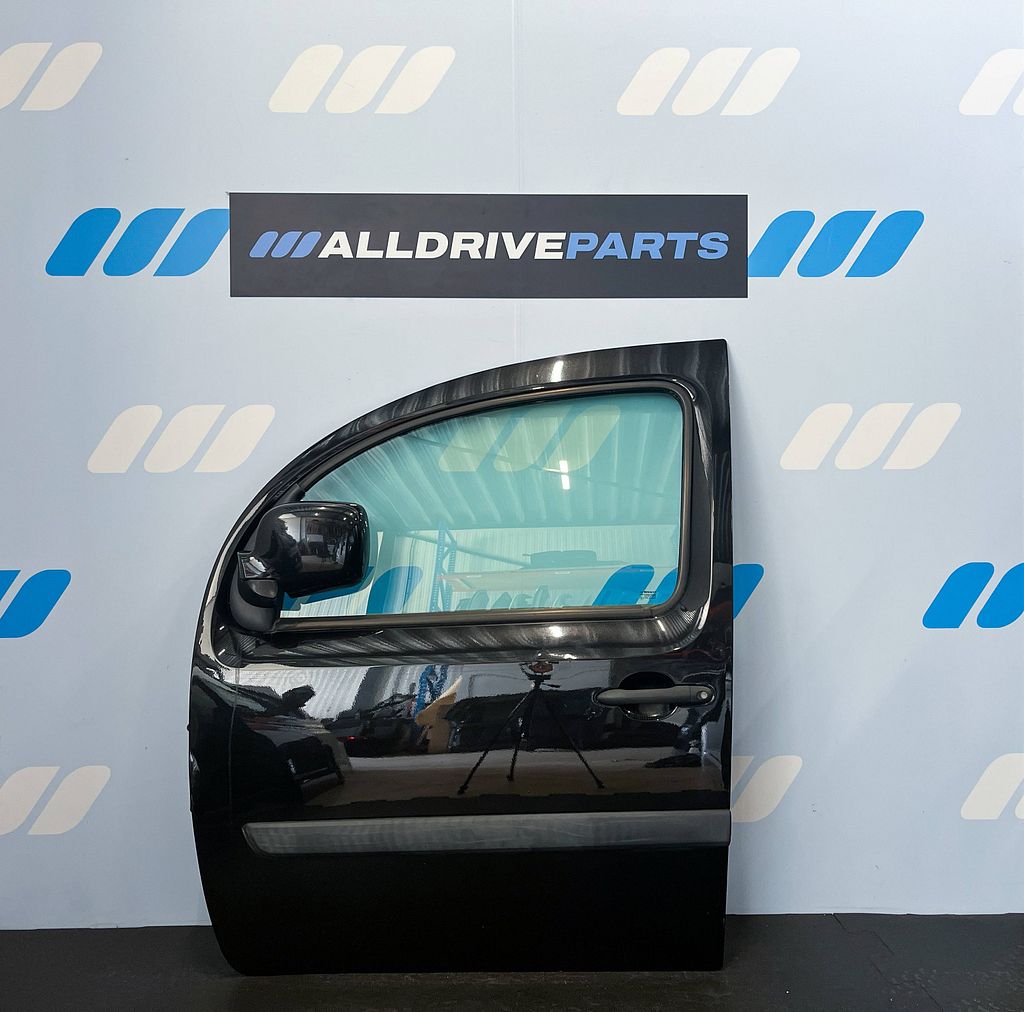 Voorportier links voor Renault Kangoo Zwart 801015880R