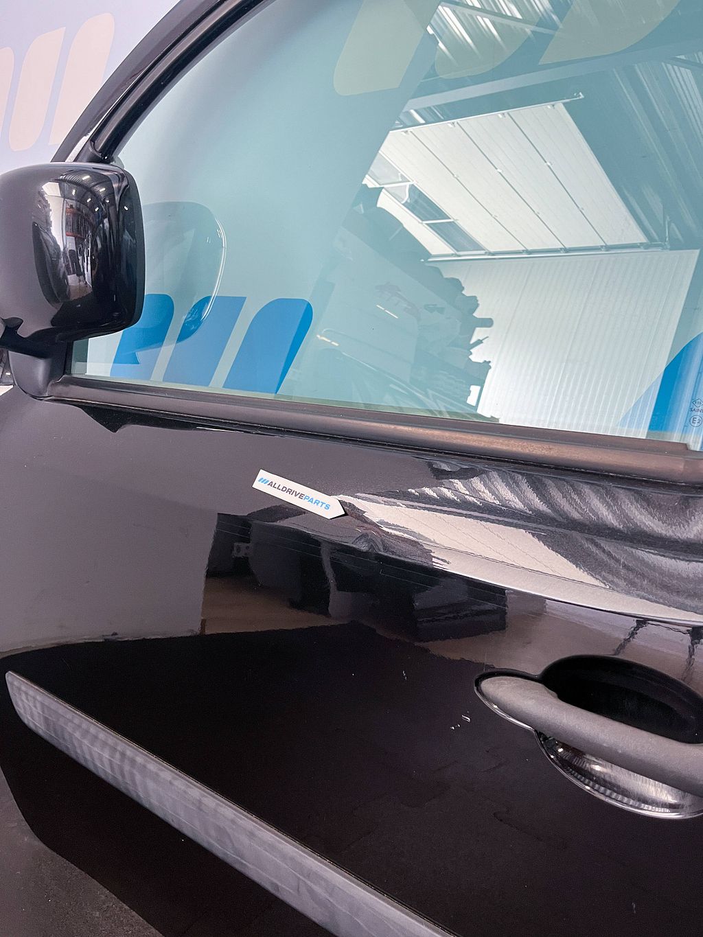 Voorportier links voor Renault Kangoo Zwart 801015880R