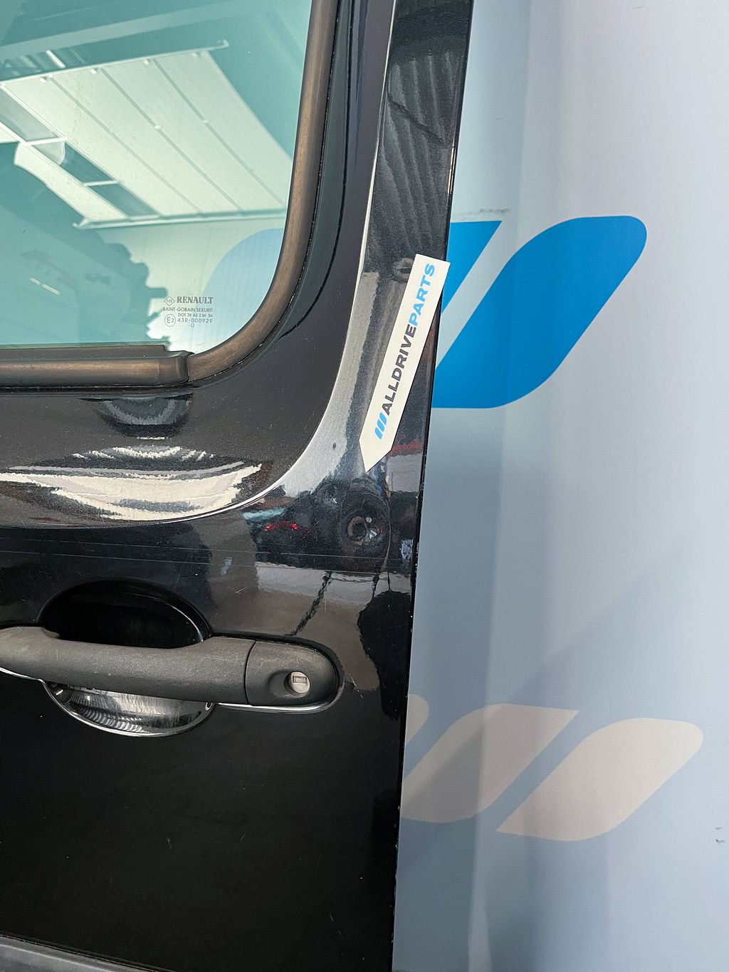Voorportier links voor Renault Kangoo Zwart 801015880R