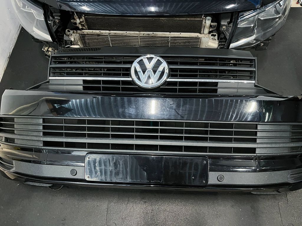 Complete voorkop VW Volkswagen Transporter T6 zwart LC9X