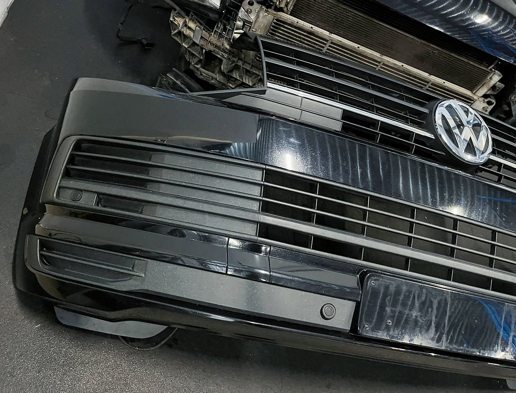 Complete voorkop VW Volkswagen Transporter T6 zwart LC9X