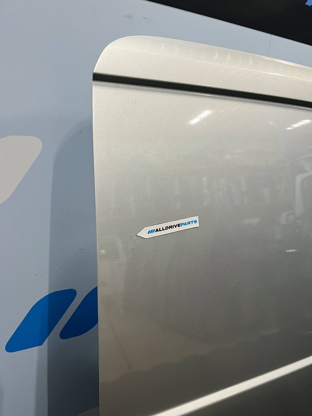 Schuifdeur rechts Citroen Berlingo zilvergrijs dicht 9008S2