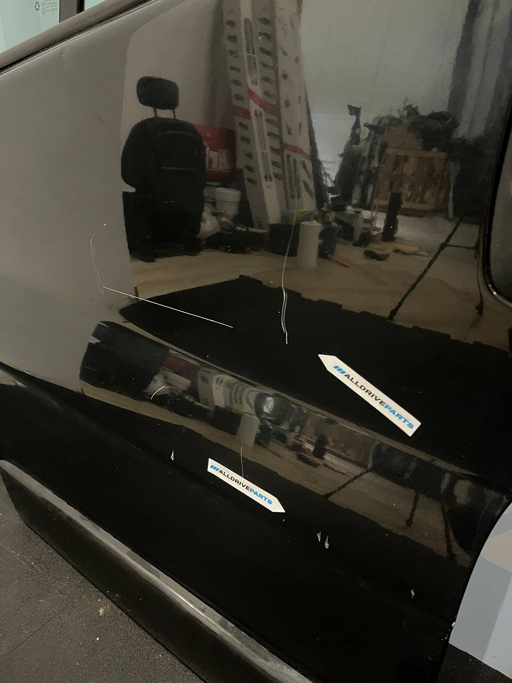 Voorportier links Renault Trafic TED 68 zwart 7751478602