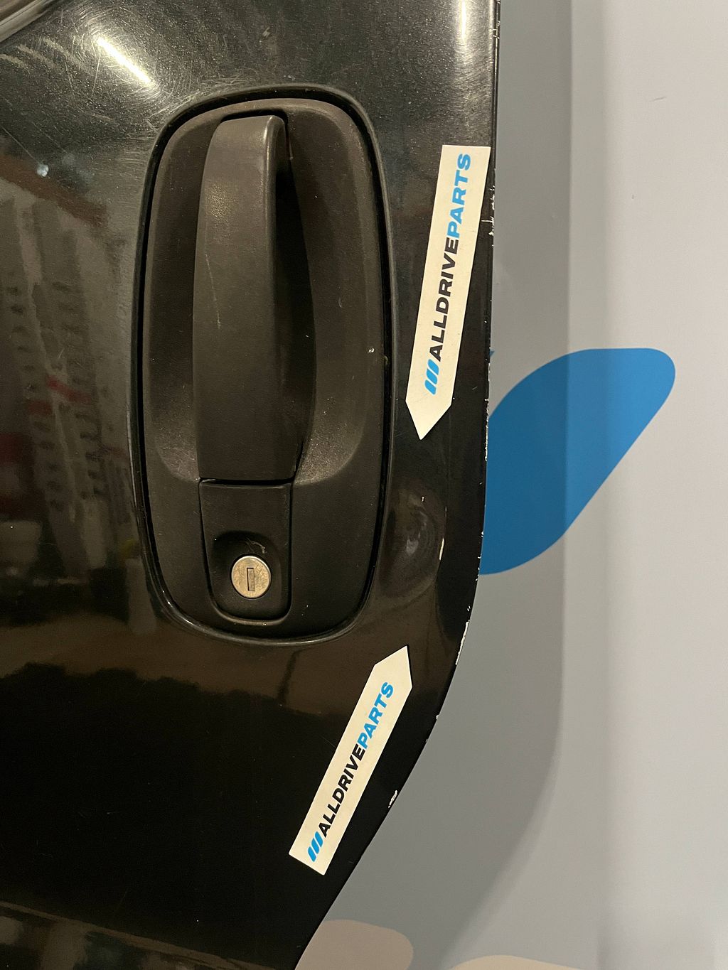 Voorportier links Renault Trafic TED 68 zwart 7751478602