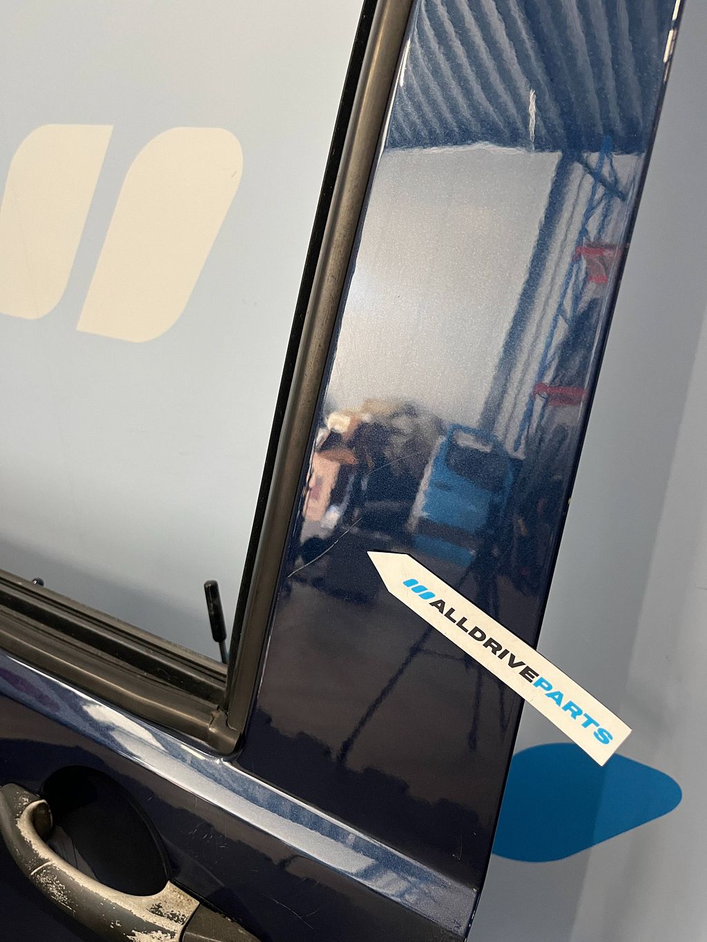 VW Transporter T5 Voorportier links LD5Q Blauw 7E0831055G