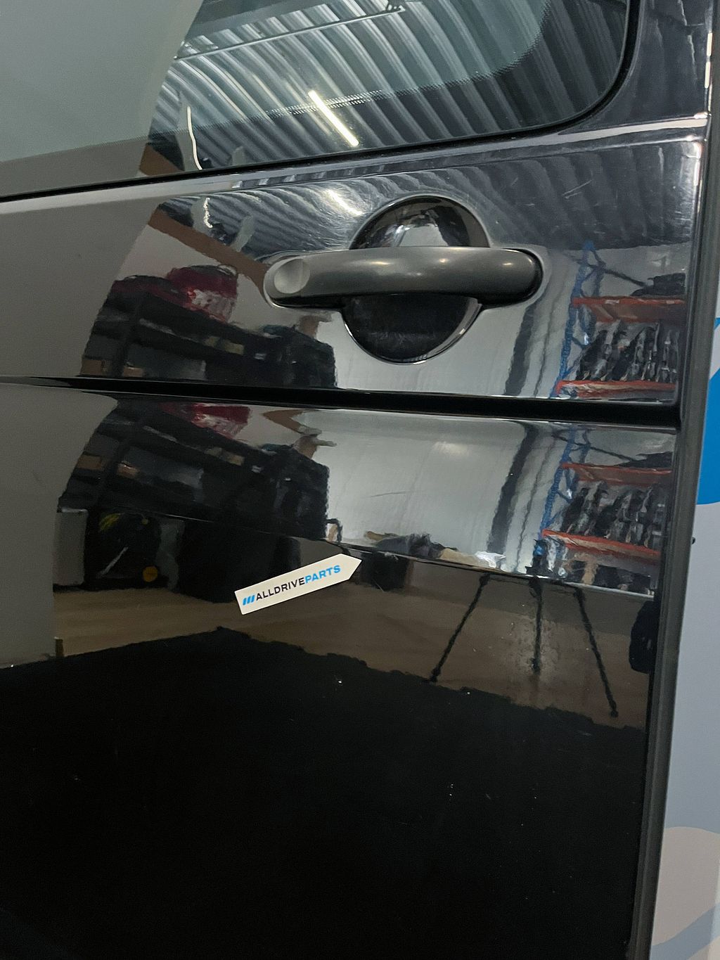 VW Transporter T6 Schuifdeur rechts LC9X Zwart 7LA843108E