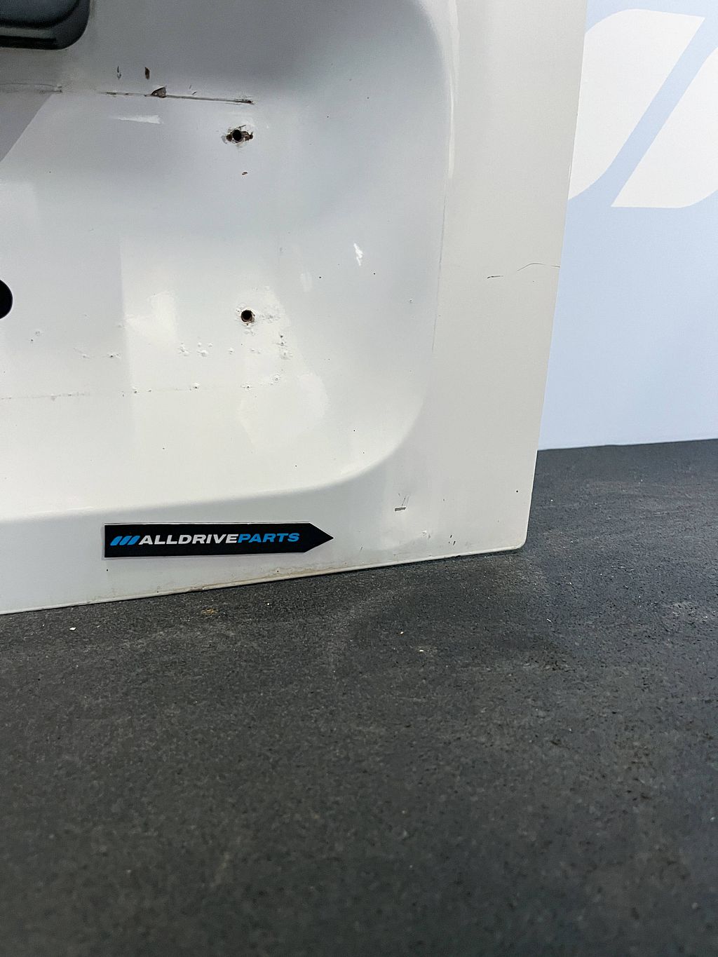 Achterdeur links Peugeot Partner wit met ruit 8702E2